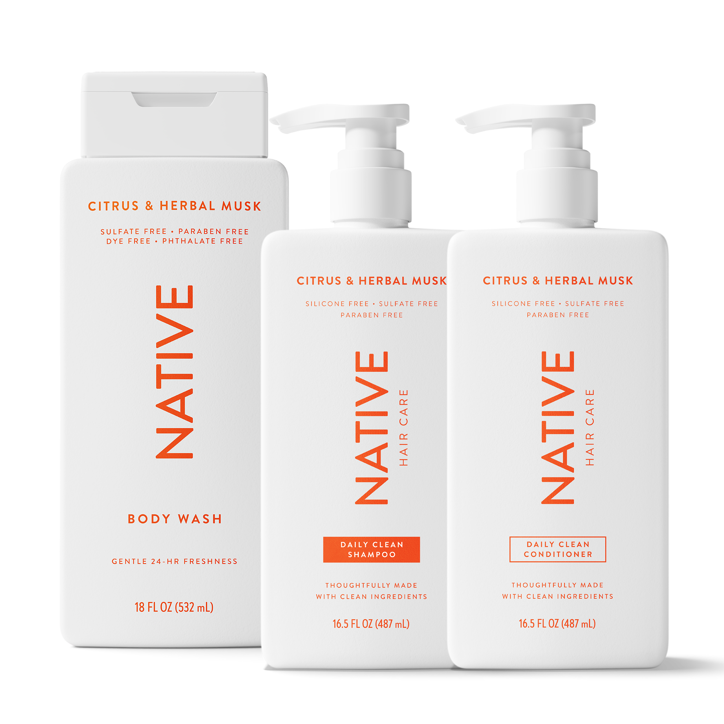 Shower Essentials Trio - Amber Kitchen Rinse Selection