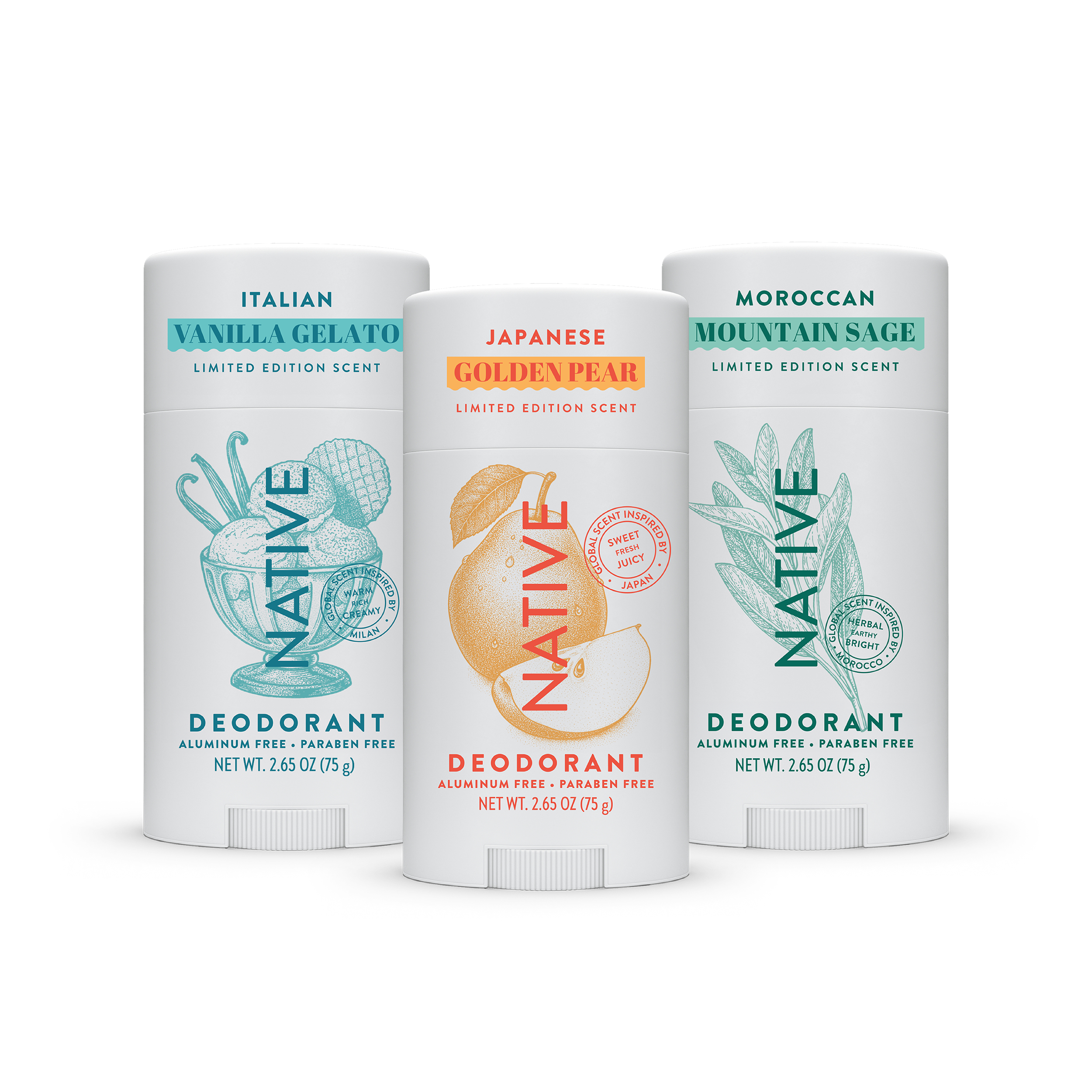 Deodorant Discovery 3-Pack - Tender Table Catalog Selection
